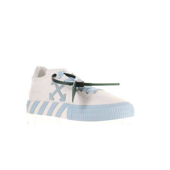 Off-White Womens Low Vulcanized White Fashion Sneaker EUR 37 Medium (B, M) - Picture 2 of 4